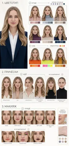 Подбор цветотипа и макияжа